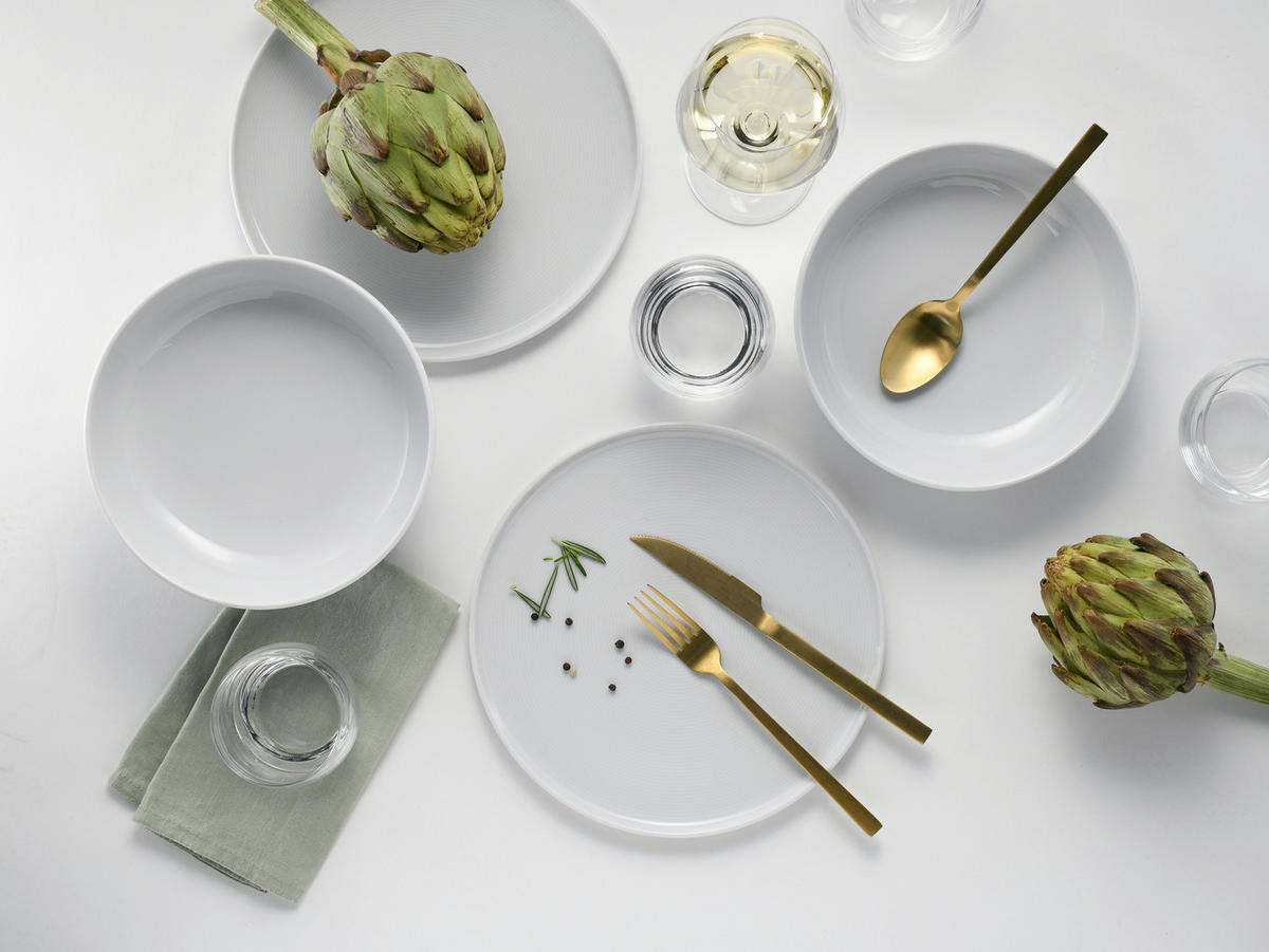 SERVIS Session White 12 delar  - vit, Basics, keramik - Creatable