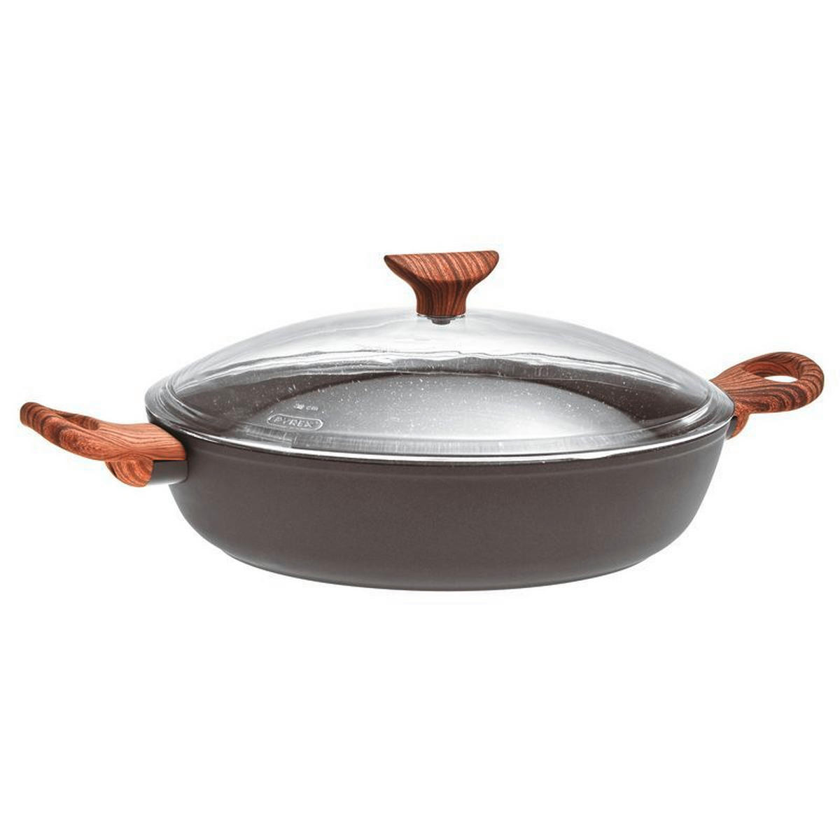 DUBOKI TIGANJ  28 cm        - crna, Osnovno, metal (28cm) - Sambonet