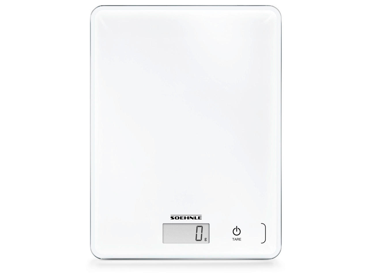 ELEKTRONSKA KUHINJSKA TEHTNIC - bela, Basics, umetna masa/steklo (19,2/2,5/23,4cm) - Soehnle