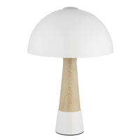 TISCHLEUCHTE PAULIN 25/36,5 cm  - Sandfarben/Hellbraun, Basics, Kunststoff/Metall (25/36,5cm)