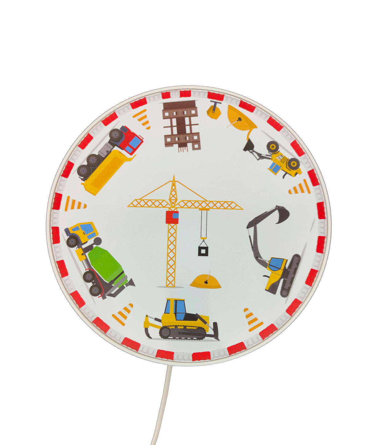 KINDERWANDLEUCHTE 25/25/8 cm   - Weiß, Basics, Kunststoff (25/25/8cm)