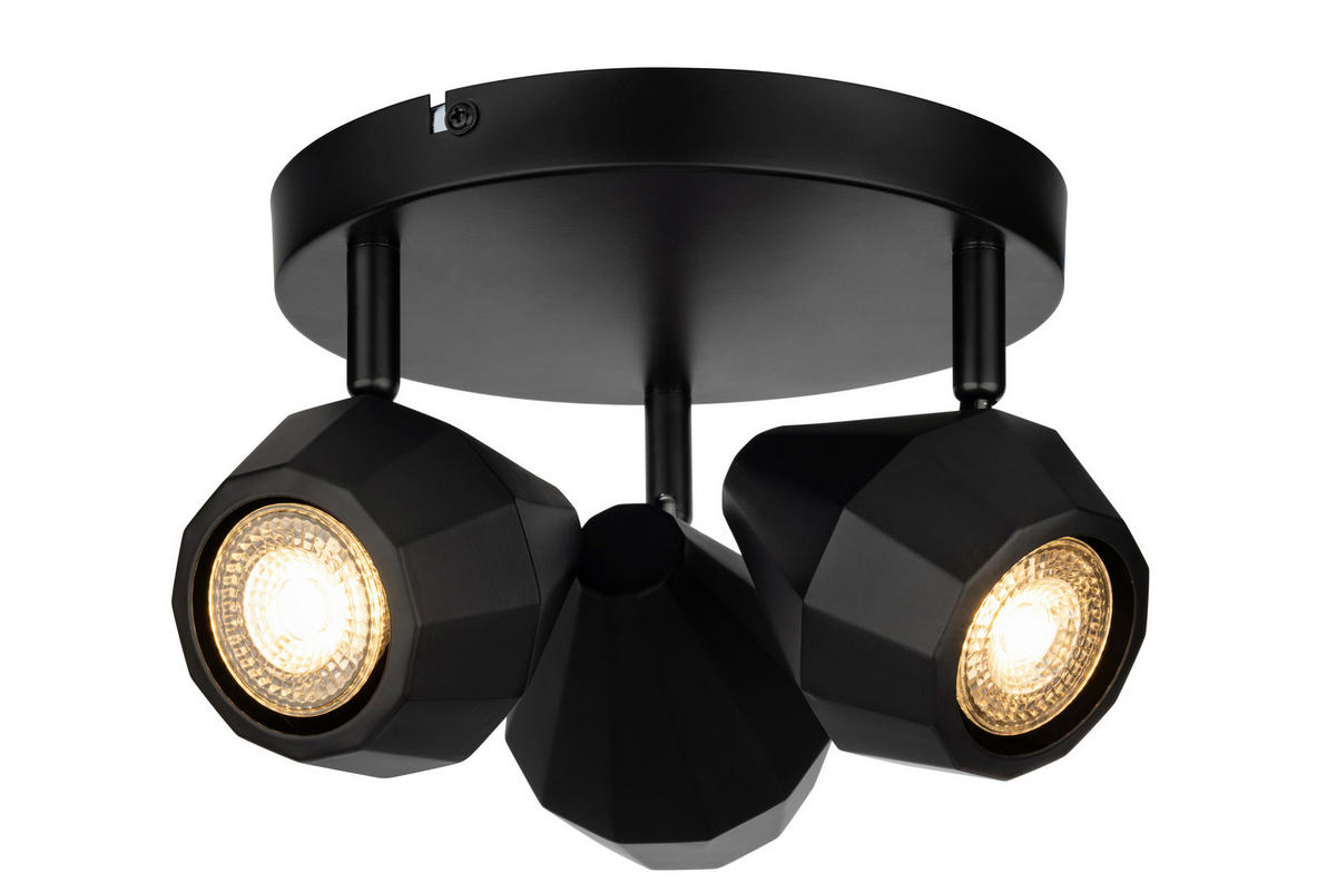 DECKENLEUCHTE 27/13 cm  - Schwarz, Trend, Metall (27/13cm) - Collett's Monde