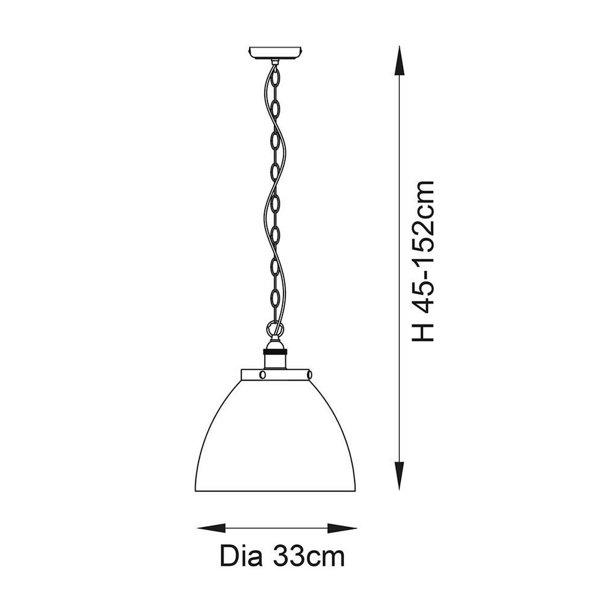 HÄNGELEUCHTE Endon Hansen 33/45-152 cm   - Klar, KONVENTIONELL, Glas (33/45-152cm) - ENDON