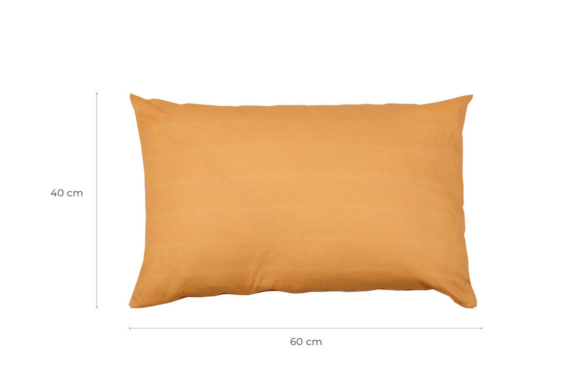 ZIERKISSENSET 2-teilig 60/40 cm  - Orange, Basics, Textil (60/40cm)