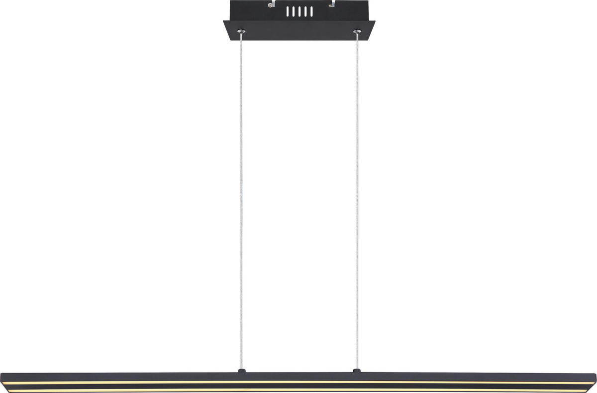 LED SVJETILJKA VISEĆA    101/8/120 cm     - crna, Trend, metal/plastika (101/8/120cm) - Novel