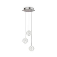 LED-HÄNGELEUCHTE 25/230 cm   - Klar, Design, Kunststoff/Metall (25/230cm) - Ideal Lux