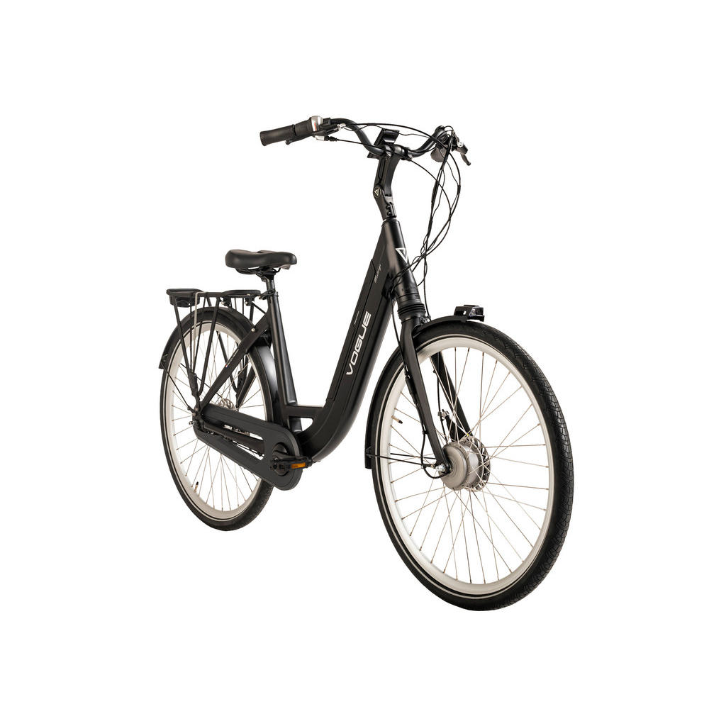 Thumbnail - Atrigo Elektrofahrrad, Schwarz, Metall, 180x70x100 cm, Beleuchtung vorne und hinten, Antirutschpedale, Rücklicht, Seiten...