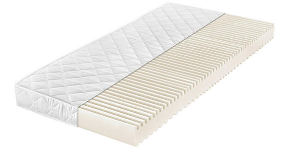 KOMFORTSCHAUMMATRATZE 100/200 cm Höhe ca. 15 cm  - Weiß, Basics, Textil (100/200cm) - Xora