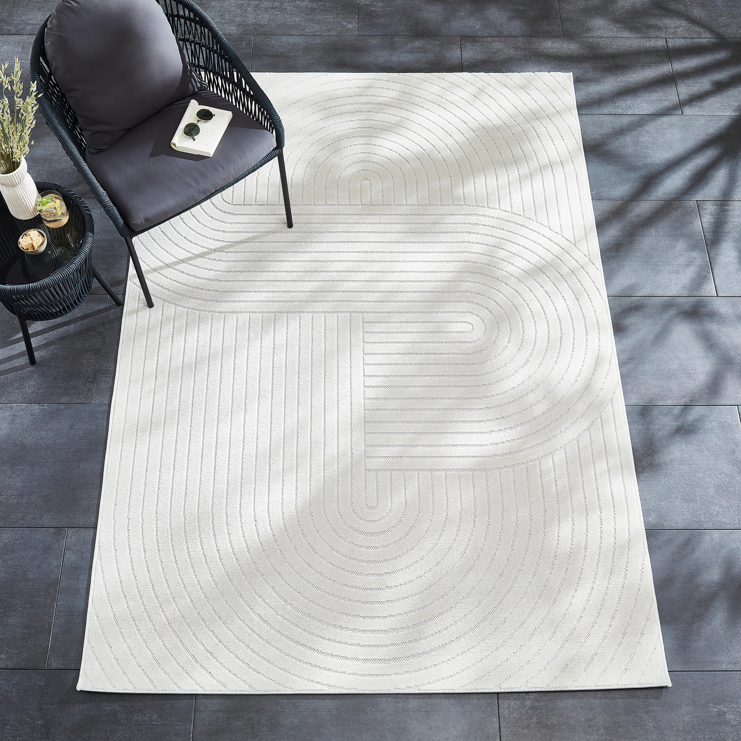 OUTDOORTEPPICH 120/170 cm Las Palmas Beige  - Beige, Trend, Textil (120/170cm) - Novel