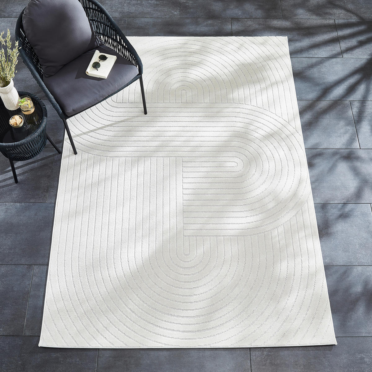 OUTDOORTEPPICH 160/230 cm Las Palmas Beige  - Beige, Trend, Textil (160/230cm) - Novel