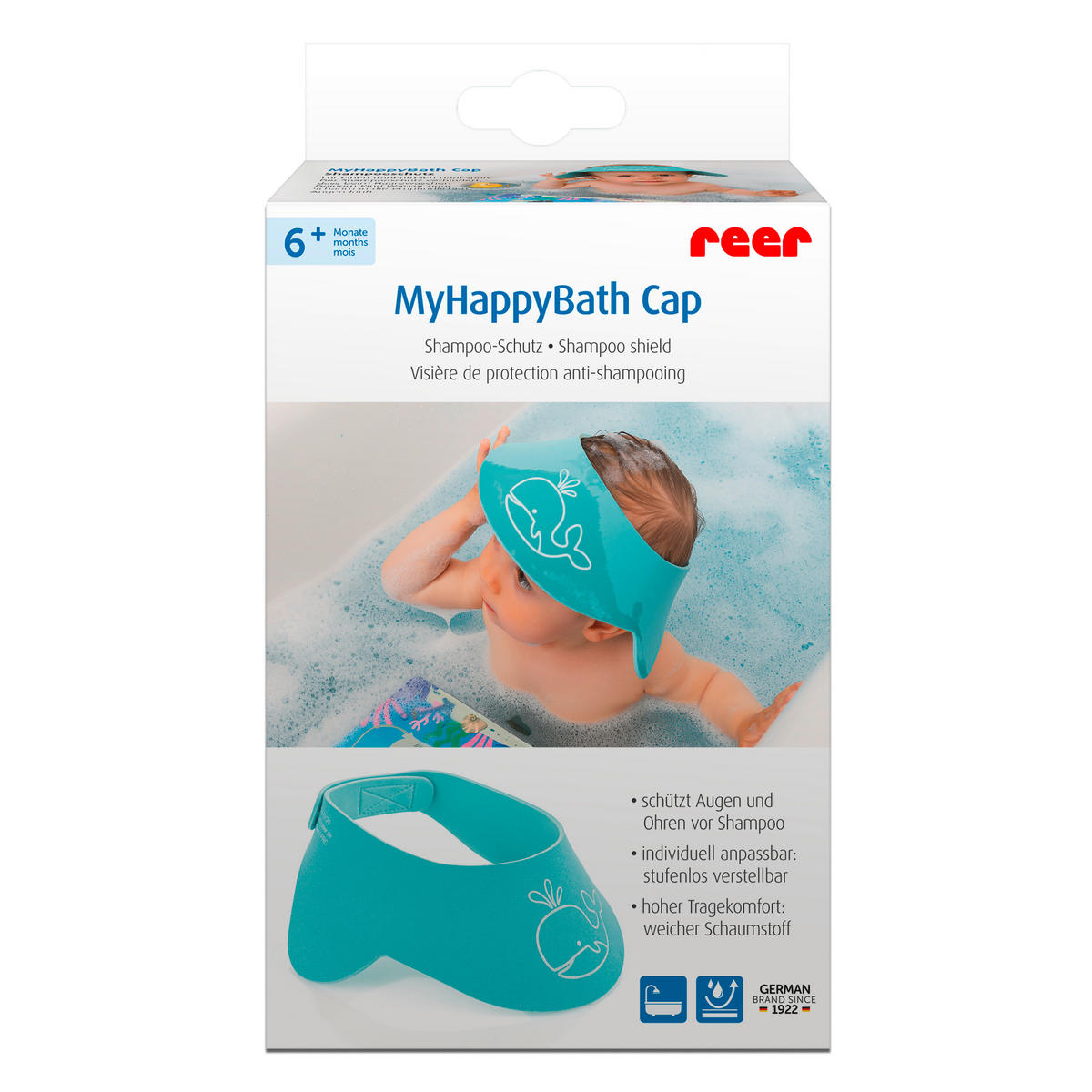 BABYBADESET  - Pastellblau, Basics, Kunststoff (9,8/17/5cm) - Reer