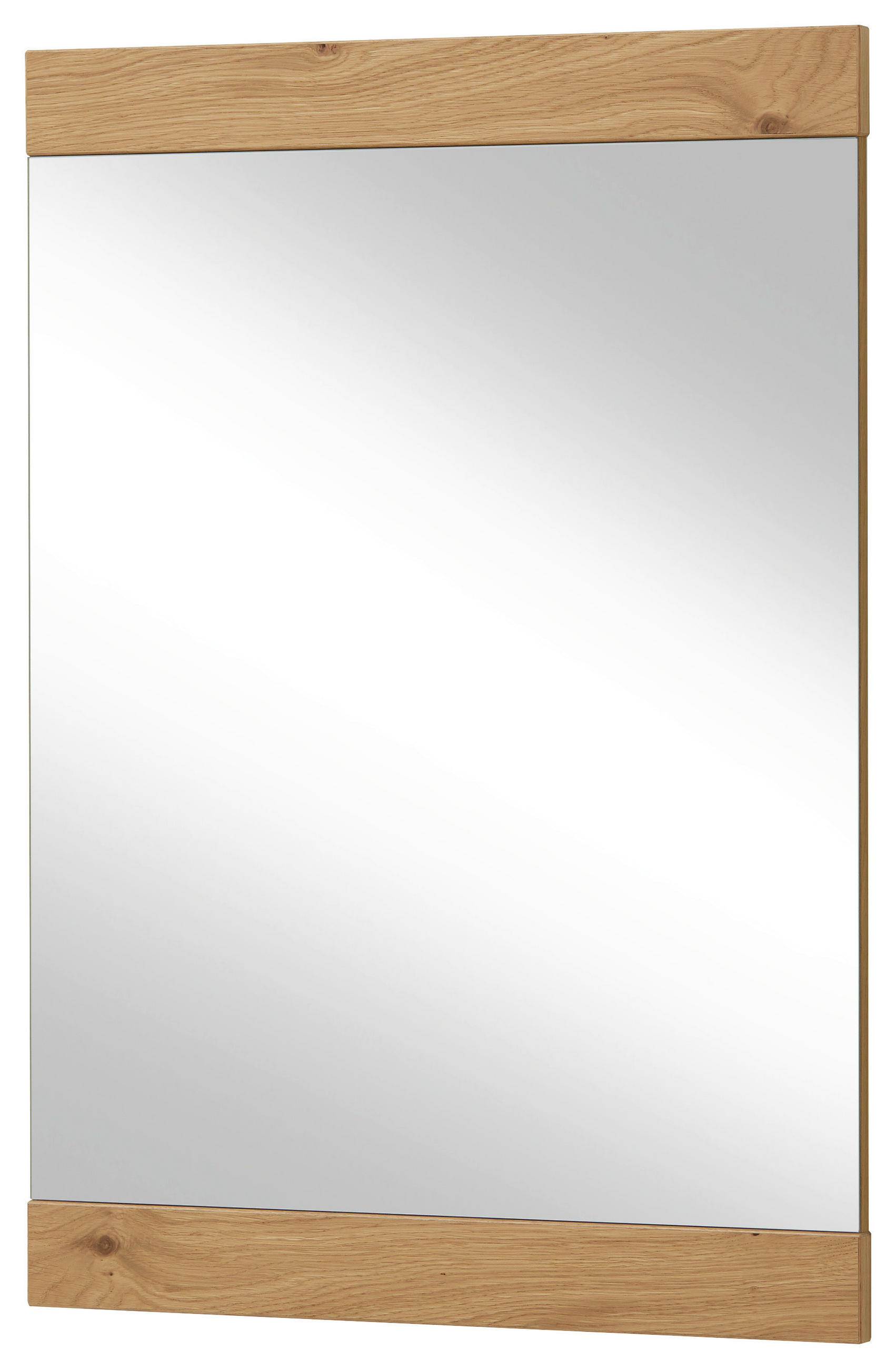 SPIEGEL - Eichefarben, Design, Glas/Holz (59/83/7cm)