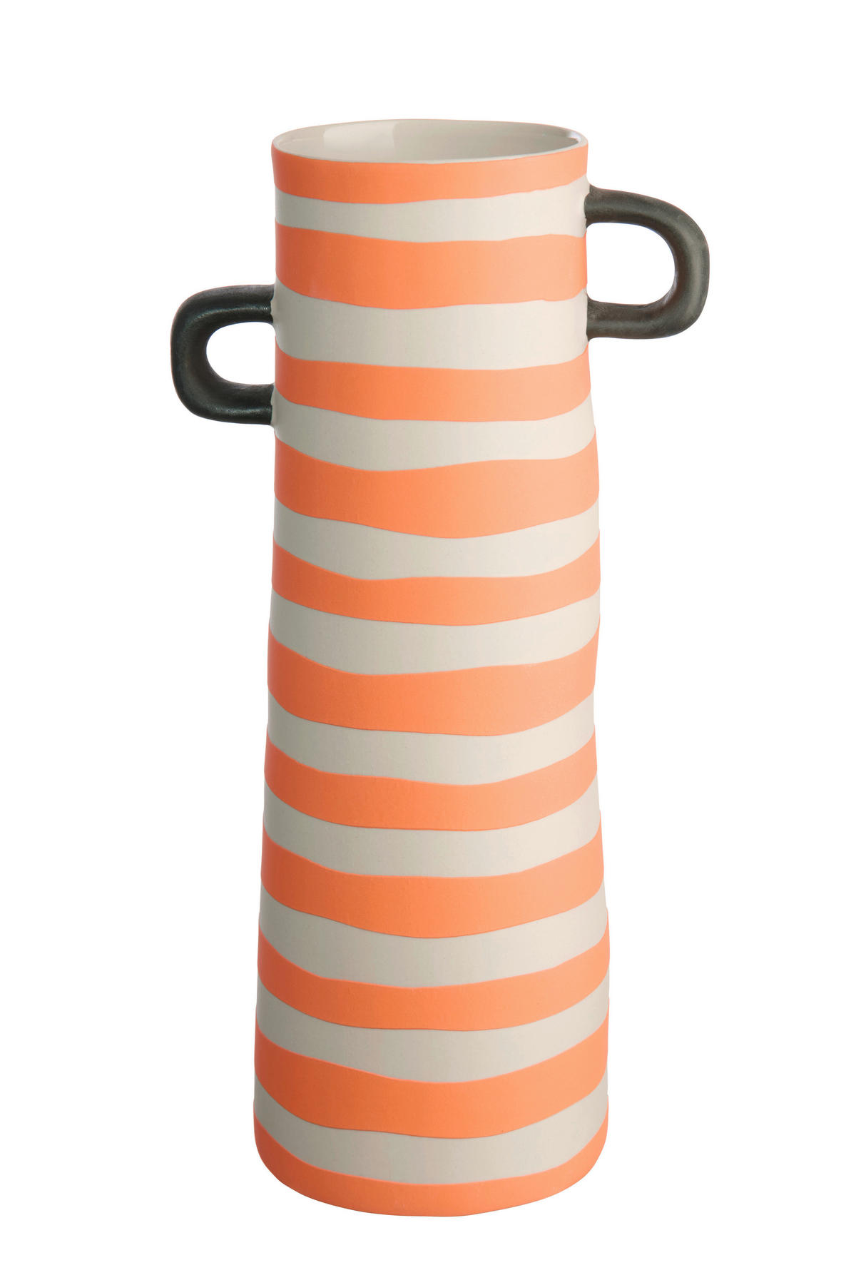 VAZA  keramika  - črna/krem barve, Basics, keramika (10/28/10cm) - ASA