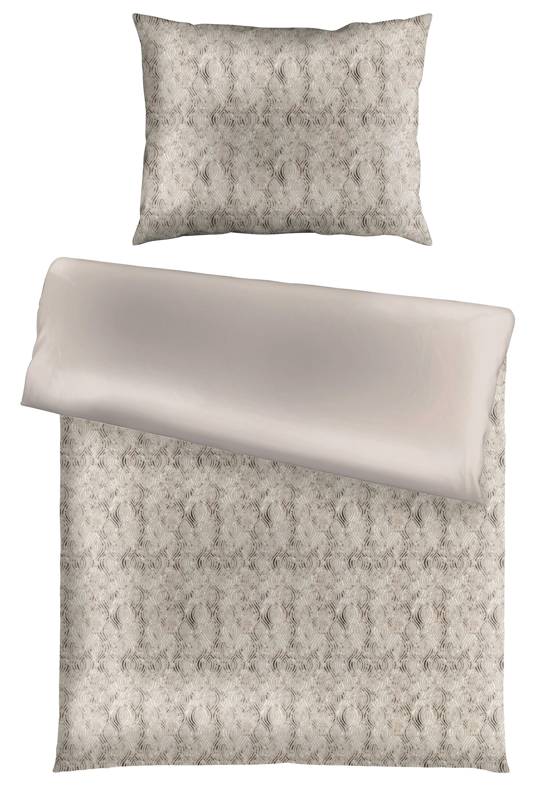 POSTELJINA   - bež, Konvencionalno, tekstil (140/200cm) - Novel