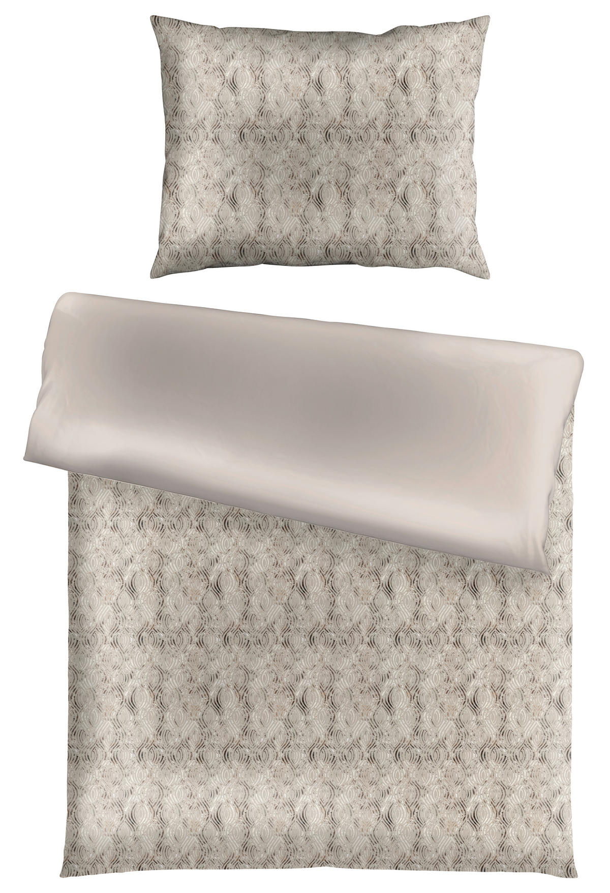 POSTELJINA   - bež, Konvencionalno, tekstil (140/200cm) - Novel