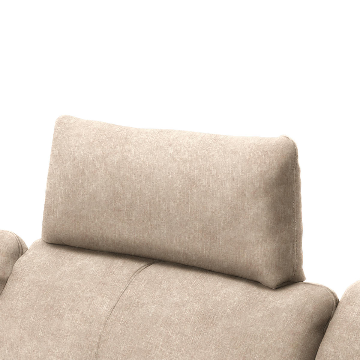 ECKSOFA in Velours Sandfarben  179/301 cm  - Sandfarben/Schwarz, Design, Textil/Metall (179/301cm) - Chilliano