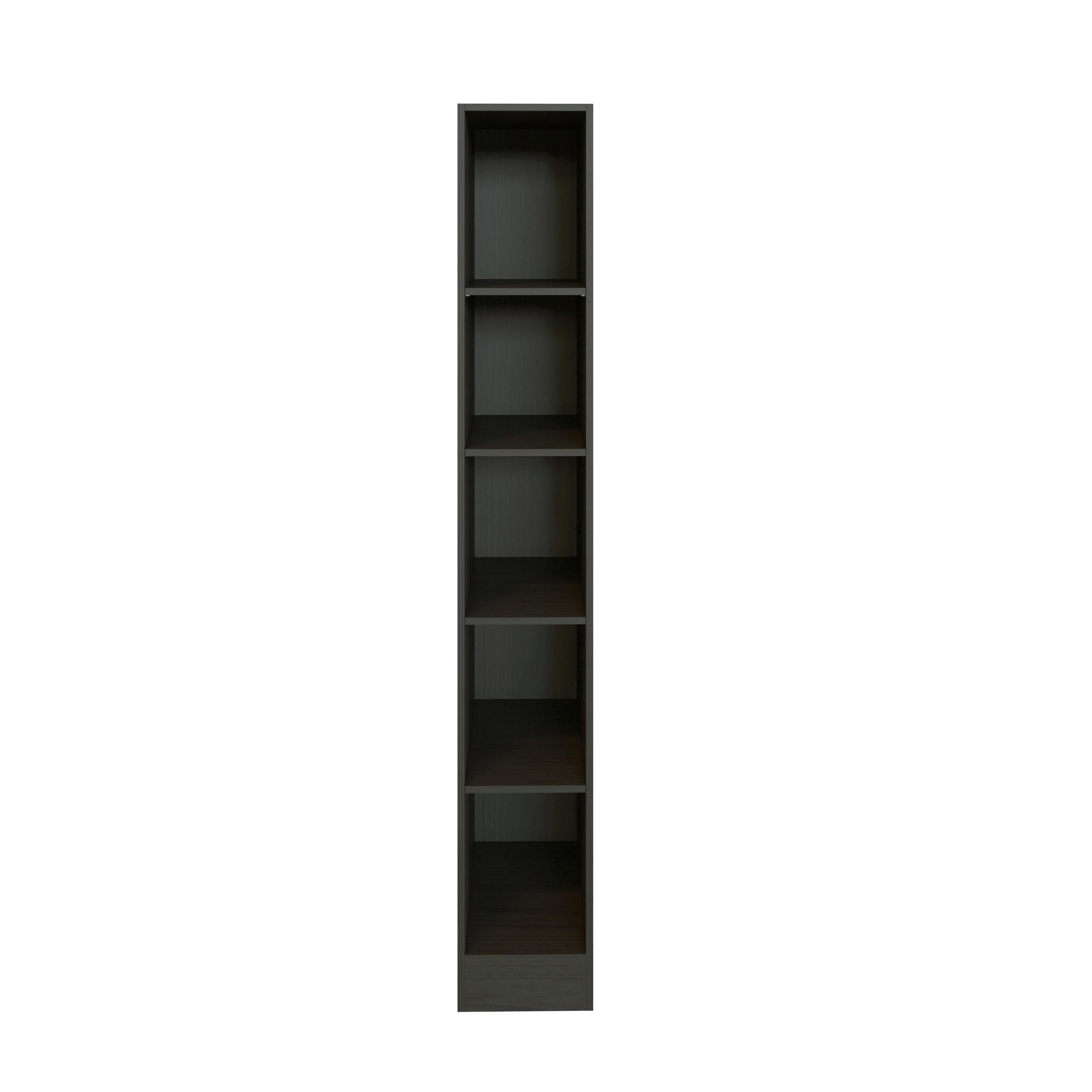 REGAL Anthrazit  - Anthrazit, MODERN, Holzwerkstoff (30/200/60cm) - Held