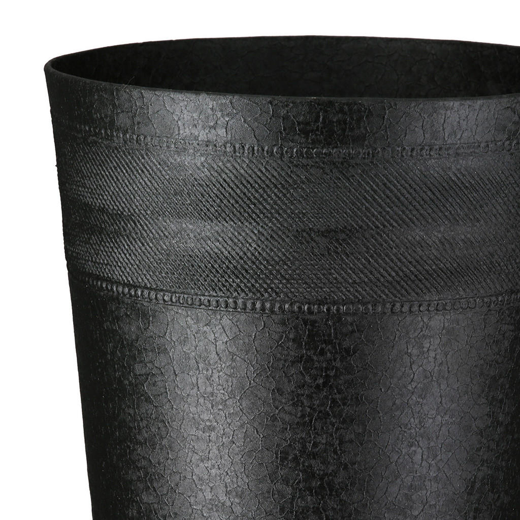 Thumbnail - Dekovase Nama, Schwarz, Gold, Metall, 40 cm, auch für frische Blumen geeignet, Dekoration, Skulpturen & Dekoobjekte, Dek...