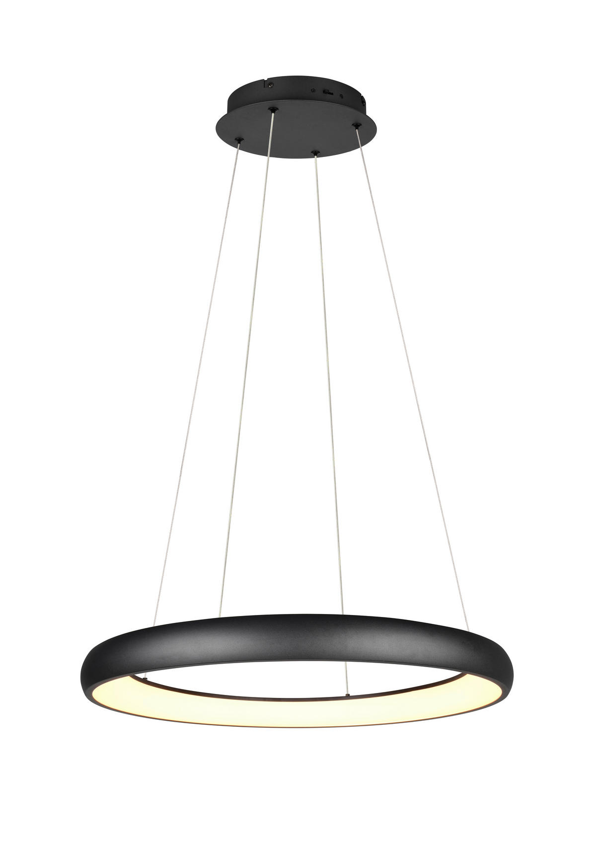 ZÁVESNÉ LED SVIETIDLO, 75/150 cm  - čierna, Design, kov (75/150cm) - Trio Leuchten