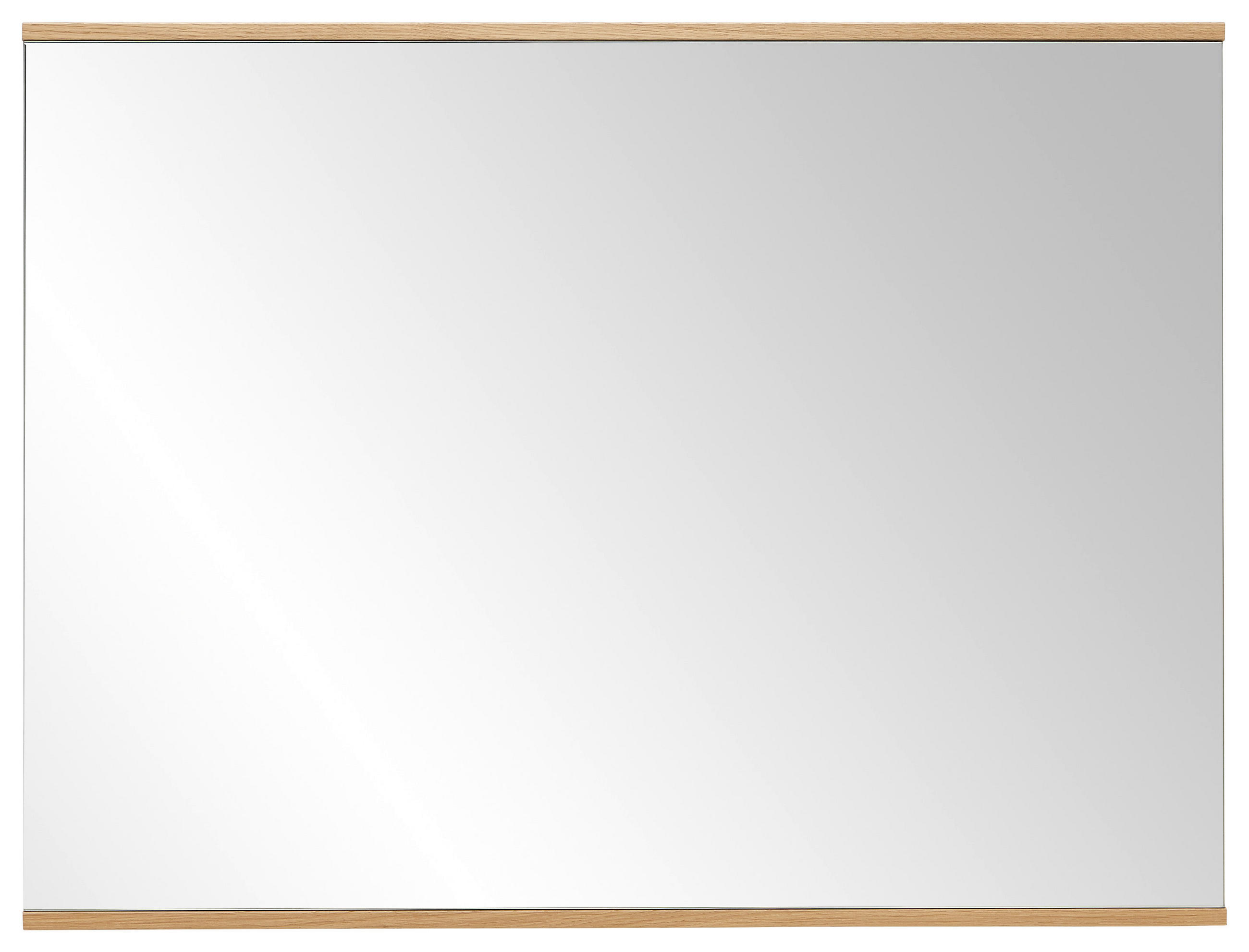 WANDSPIEGEL 82/61/1,5 cm - Eichefarben, Design, Glas/Holz (82/61/1,5cm) - Dieter Knoll