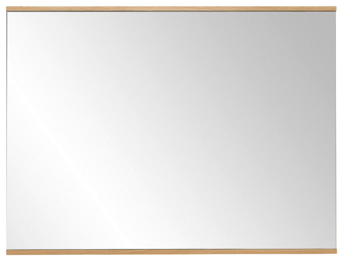WANDSPIEGEL 82/61/1,5 cm    - Eichefarben, Design, Glas/Holz (82/61/1,5cm) - Dieter Knoll