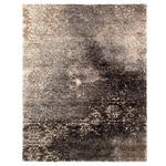 VINTAGE-TEPPICH Palermo  - Schwarz/Braun, Design, Textil (65/130cm) - Novel