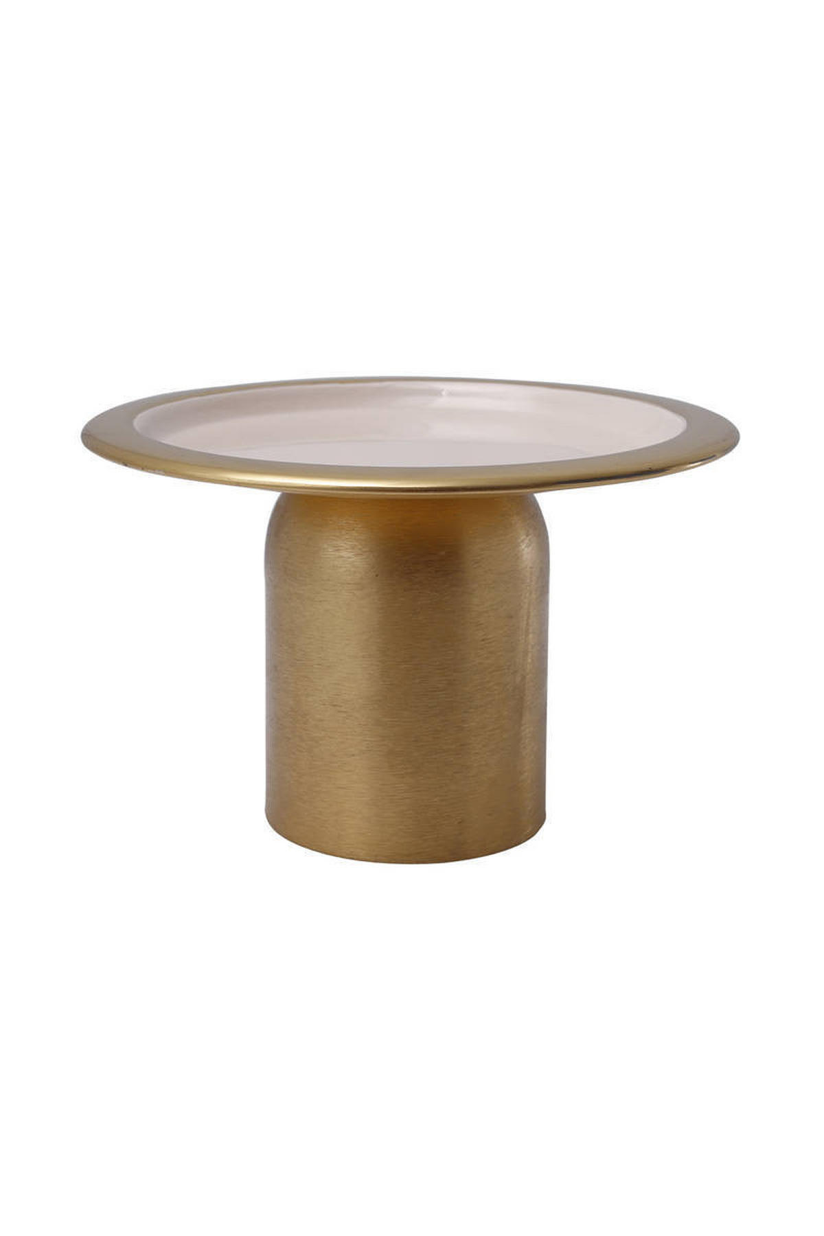 TORTENPLATTE - Goldfarben/Rosa, Trend, Metall (20,5/13,5cm) - Kayoom