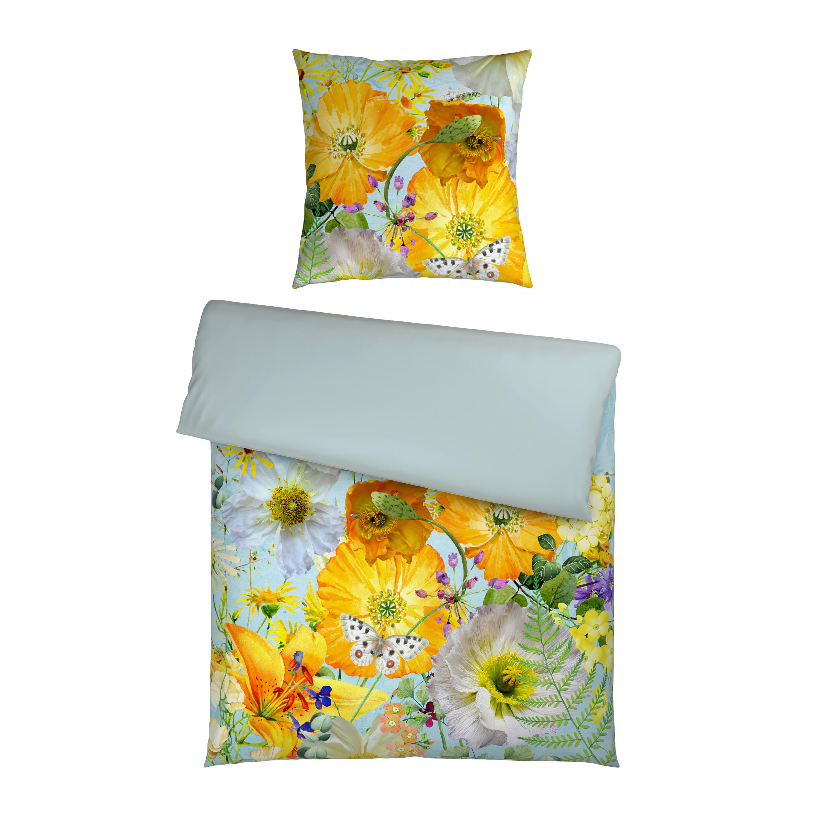 WENDEBETTWÄSCHE Satin 135/200 cm  - Multicolor, Design, Textil (135/200cm) - Esposa
