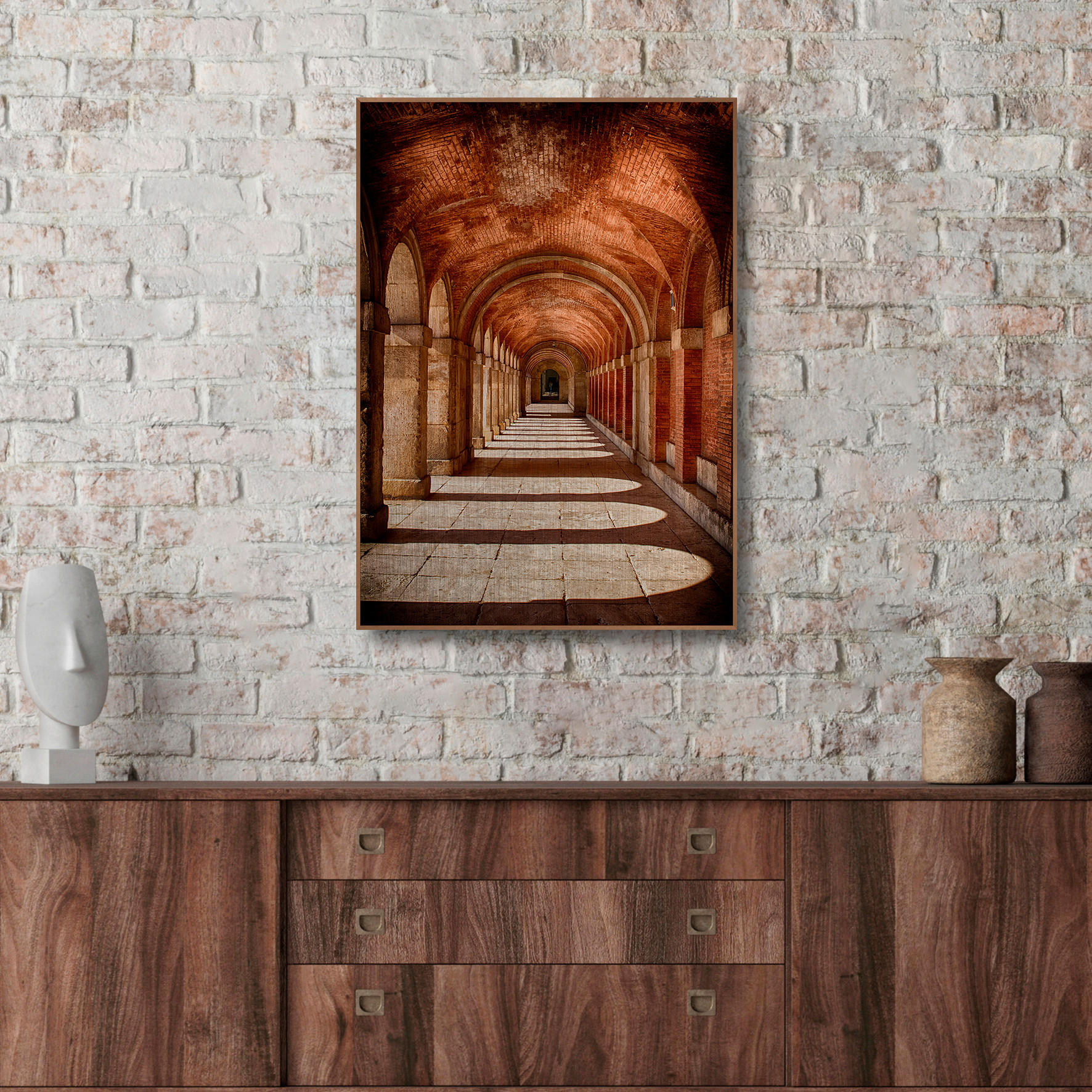 METALLBILD Städte, Architektur 50,7/70,7 cm  - Multicolor/Bronzefarben, Basics, Holzwerkstoff/Metall (50,7/70,7cm) - Monee