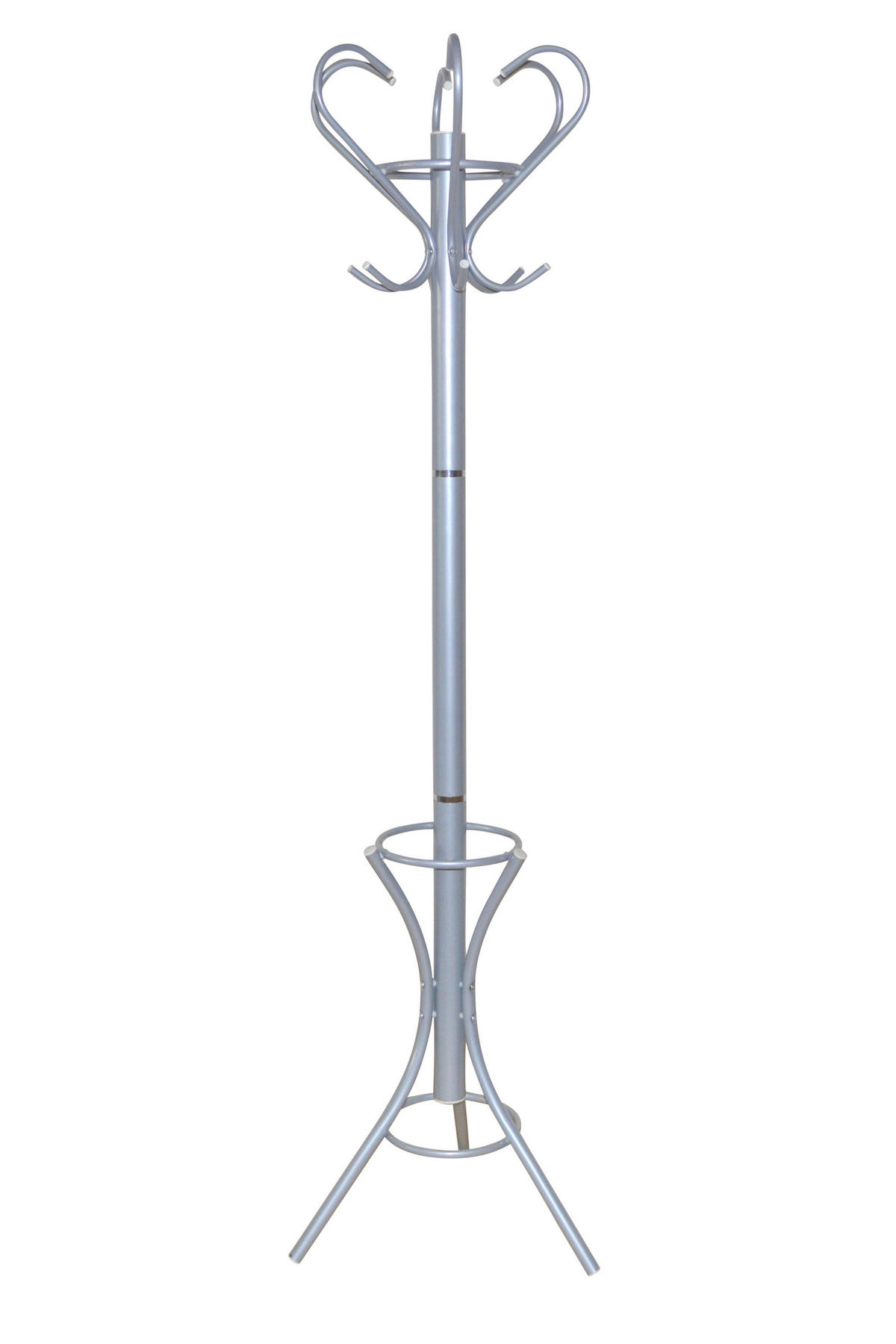 GARDEROBENSTÄNDER in Alufarben   - Alufarben, Design, Metall (47/178/47cm) - MID.YOU