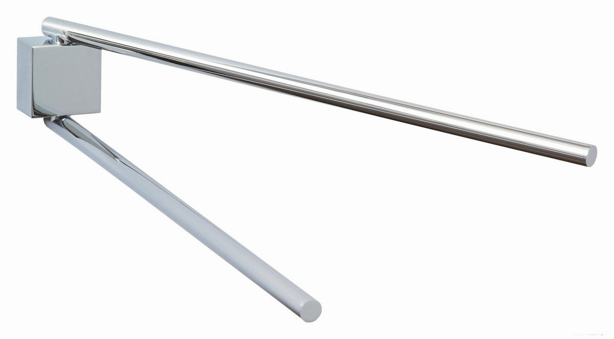 HANDTUCHHALTER Chromfarben  - Chromfarben, Basics, Metall (42/8/5cm) - Tesa