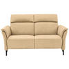 2-SITZER-SOFA in Mikrofaser Beige  - Beige/Schwarz, Konventionell, Textil/Metall (178/103/95cm) - Dieter Knoll