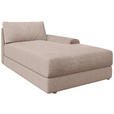 BIGSOFA Cord Rosa  - Schwarz/Rosa, MODERN, Kunststoff/Textil (117/93/190cm) - Carryhome