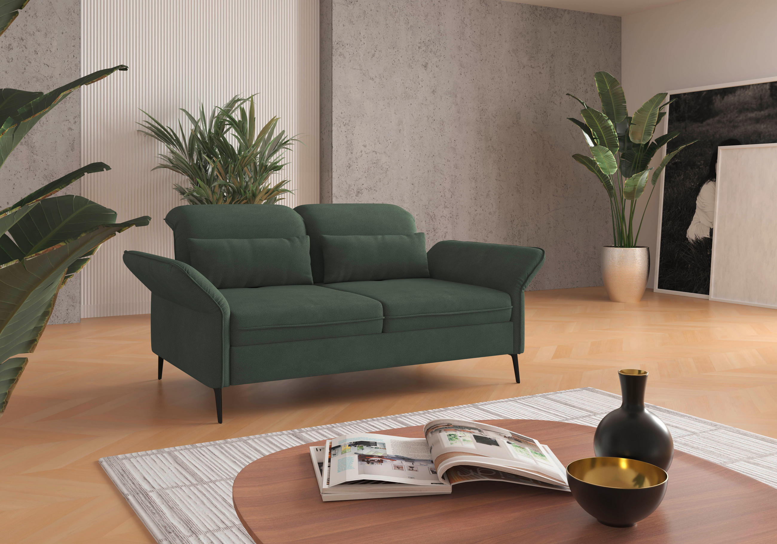 NIERENKISSEN  - Grün, Konventionell, Textil (65/25cm) - Sit & More
