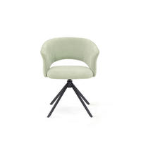 ARMLEHNSTUHL  in Stahl Chenille  - Beige/Schwarz, Basics, Textil/Metall (61,5/78,5/59cm) - Tom Tailor