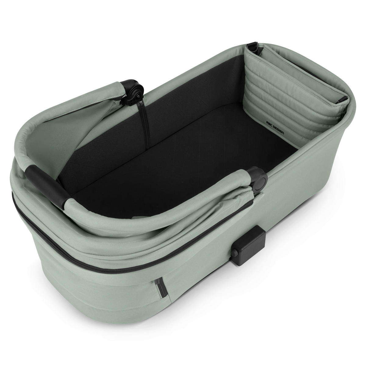 KINDERWAGENSET  Salsa 5 Air All in One Set  Pine  - Pastellgrün/Schwarz, Basics, Textil/Metall (63/118/95.5cm) - ABC Design