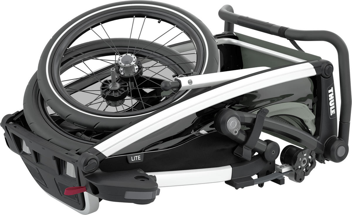 FAHRRADANHÄNGER   Charoit Lite 1  - Grün, LIFESTYLE, Metall (64,5/89-112/85,5cm) - Thule