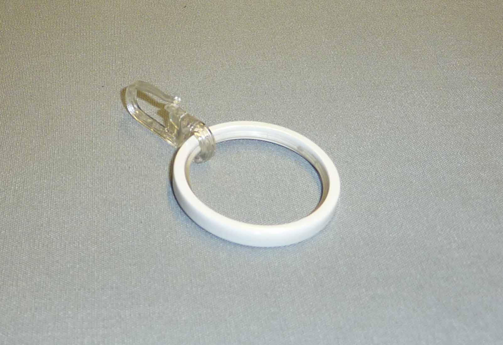 KARIKASZETT  - fehér, Basics, fém (2cm) - Homeware