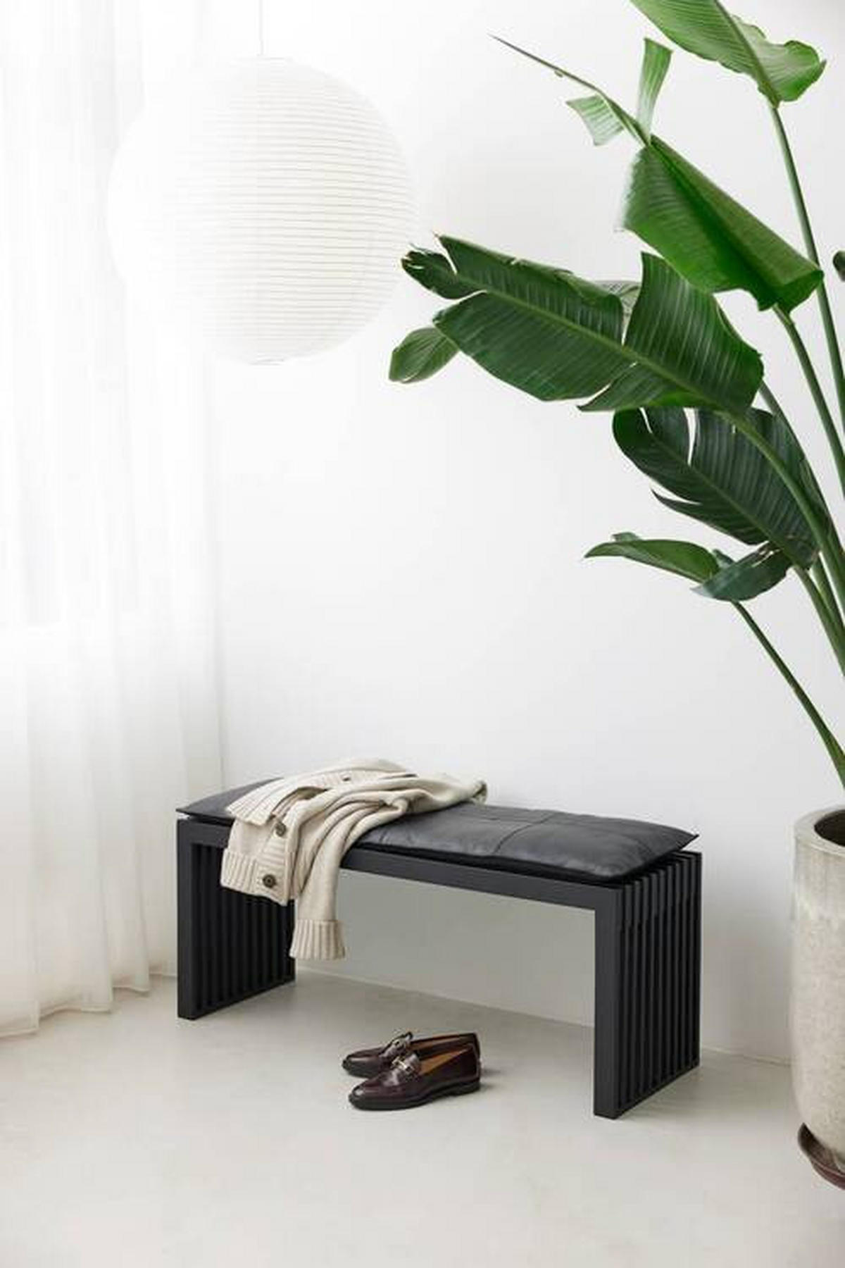BANKAUFLAGE in  - Schwarz, Design, Leder (104/3/35cm) - MID.YOU
