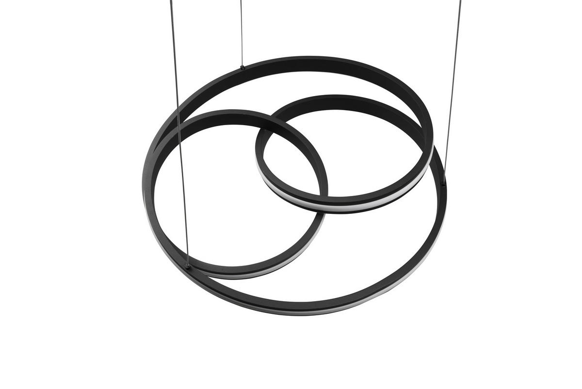 LED-HÄNGELEUCHTE Nuria 60/150 cm   - Schwarz, Basics, Metall (60/150cm) - Trio Leuchten