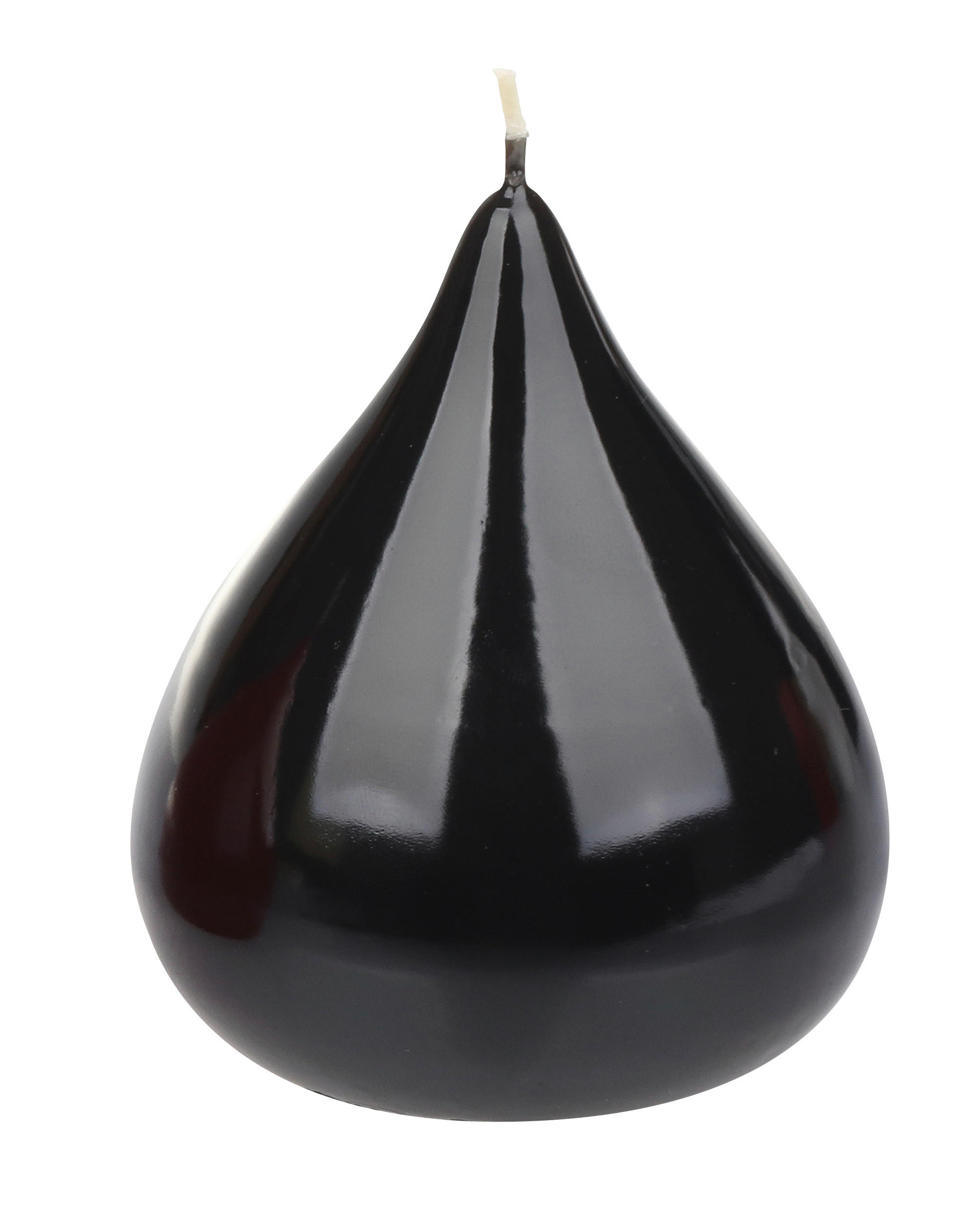 KERZE - Schwarz, LIFESTYLE, Paraffin (7,1/8,3cm) - Steinhart