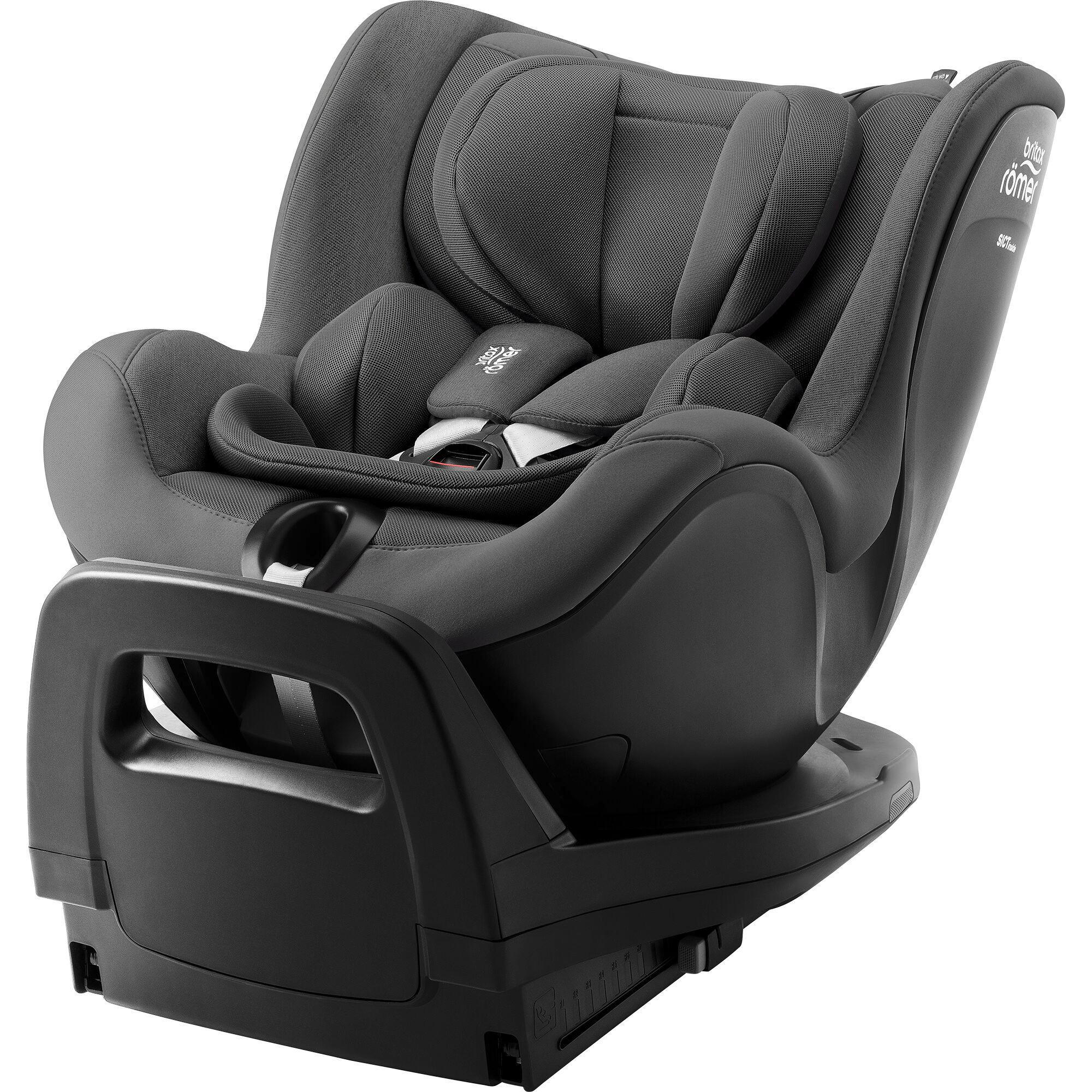 REBOARDER-KINDERSITZ Dualfix Pro - Dunkelgrau/Grau, Basics, Kunststoff/Textil (44/48/74cm) - Britax Römer