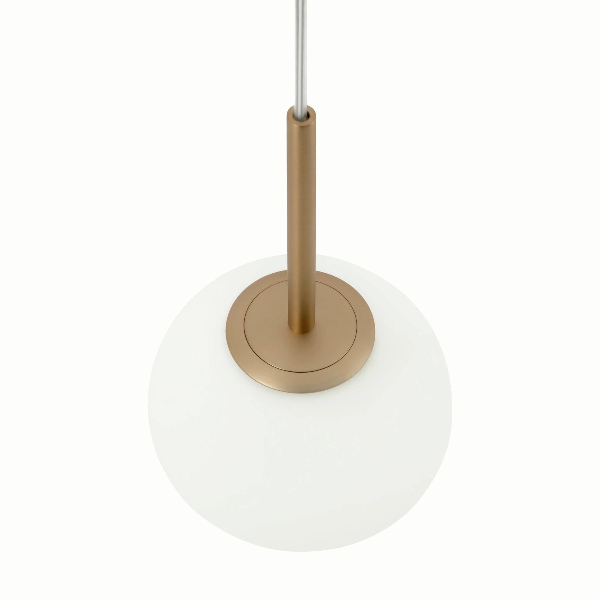 PENDELLAMPA Modern 15/180 cm  - vit/guldfärgad, Trend, metall/glas (15/180cm) - MAYTONI