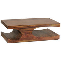 COUCHTISCH Sheesham massiv 118/70/38 cm rechteckig Sheeshamfarben  - Sheeshamfarben, Design, Holz (118/70/38cm) - MID.YOU