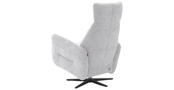 RELAXSESSEL in Textil Hellgrau - Hellgrau/Schwarz, Design, Textil/Metall (78/113/90cm) - Dieter Knoll