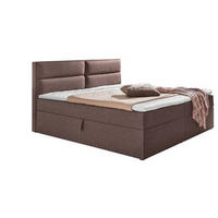BOXSPRINGBETT 180/200 cm  in Braun  - Braun, MODERN, Holzwerkstoff/Textil (180/200cm) - MID.YOU