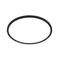 LED-DECKENLEUCHTE Giga 42/2,9 cm   - Schwarz, Basics, Kunststoff (42/2,9cm) - Novel