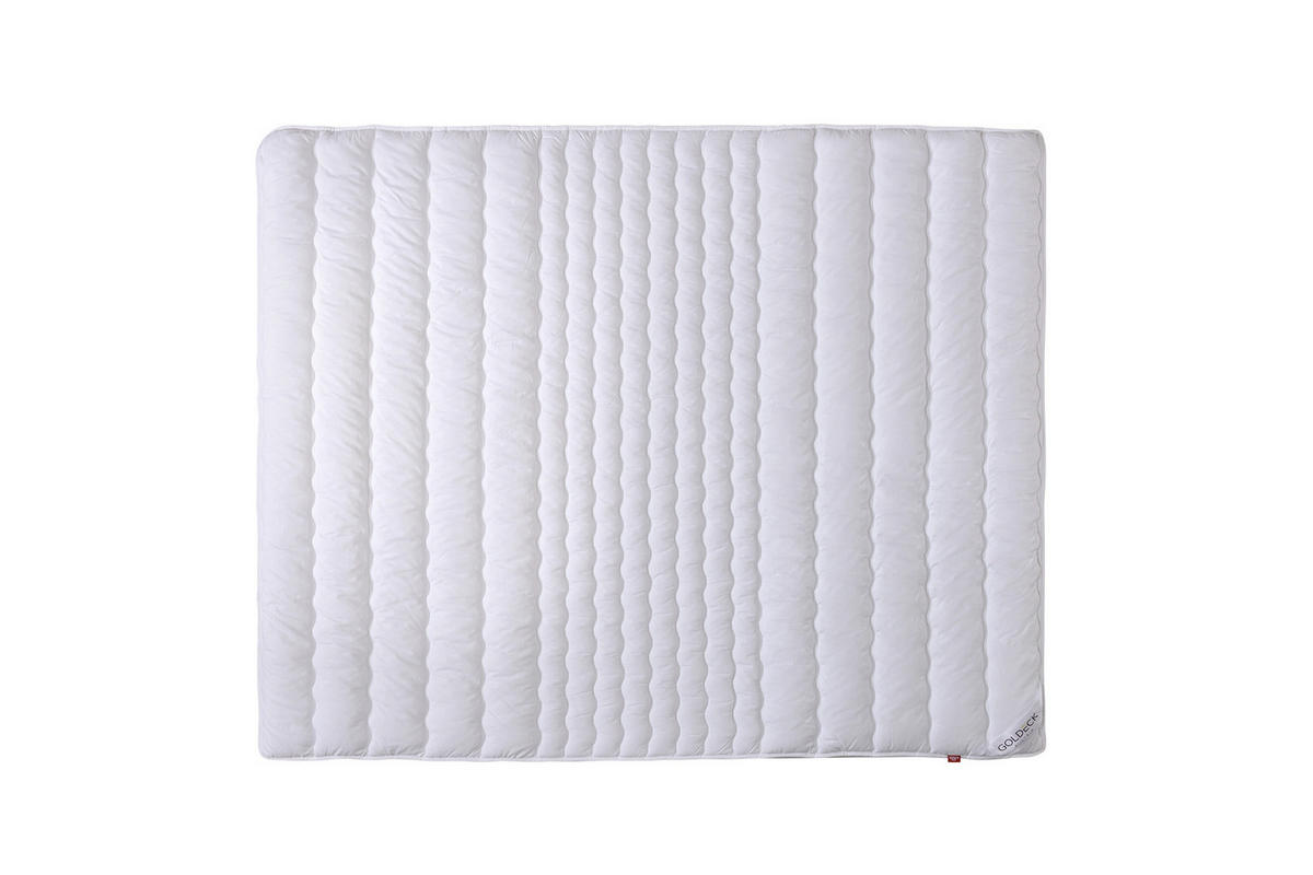 UNTERBETT 160/200 cm    - Weiß, Basics, Textil (160/200cm) - Goldeck Austria