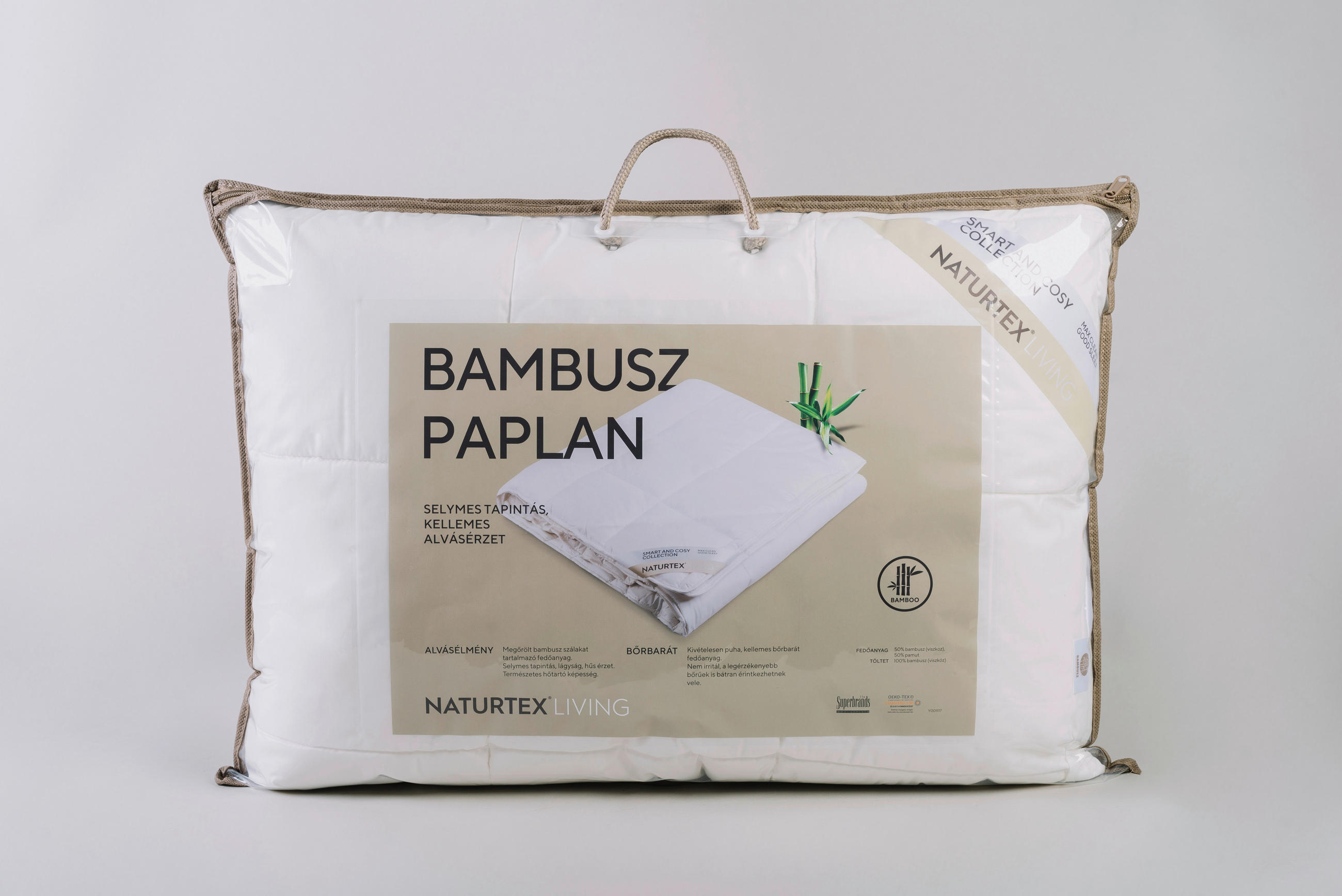 PLAPUMĂ DE VARĂ 200/220 cm  - alb, Basics, textil (200/220cm)