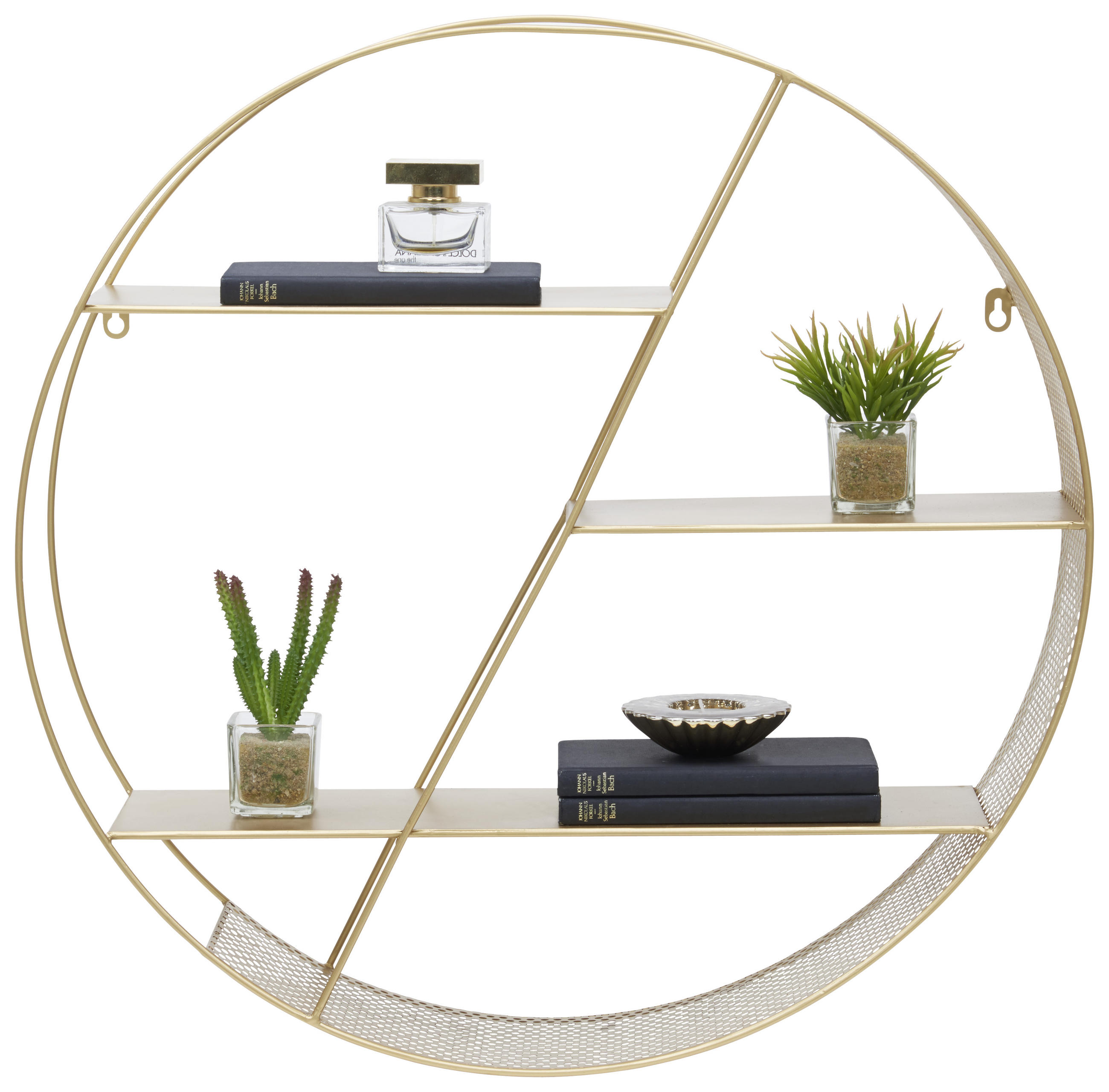 WANDREGAL Goldfarben  - Goldfarben, Design, Metall (60/60/15cm) - Carryhome